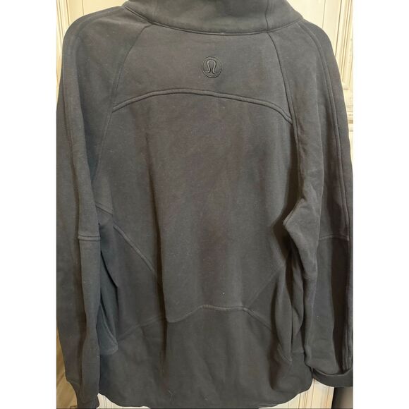 Lululemon Athletica Women's Scuba Funnel Neck Half Zip Sweatshirt Large - Picture 12 of 13